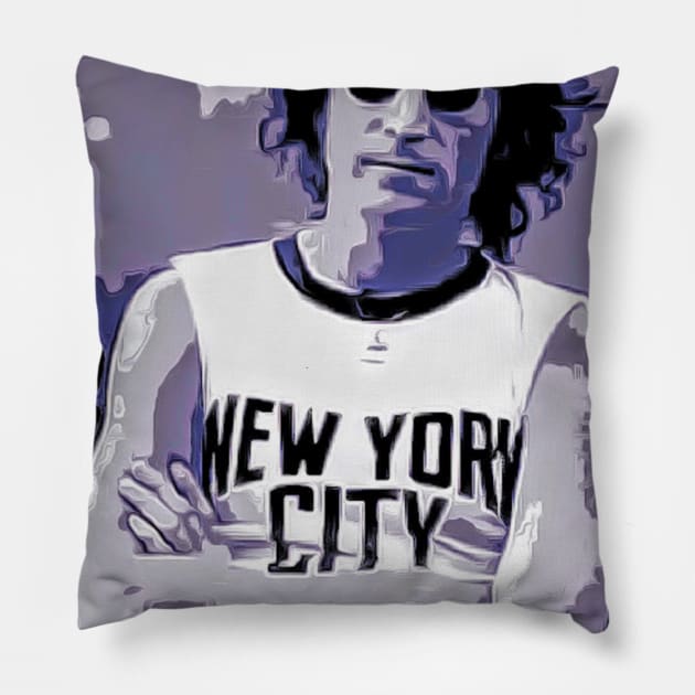 John Lennon New York City Pillow by TRUMP STUFF