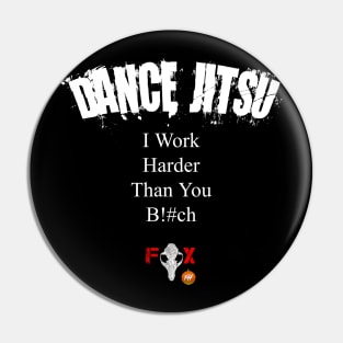 Dance Jitsu Design 3 T-Shirt Pin