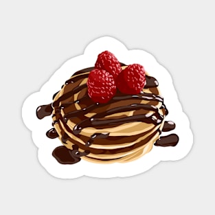 Strawberry Chocolate Pancake Magnet