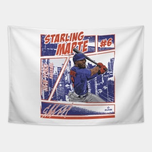 Starling Marte New York M Comic Tapestry