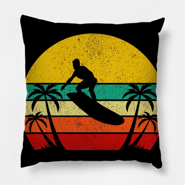 Sport Retro Design Pillow by Wanda City