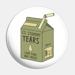 CS Student Tears Pin