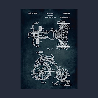 1938 - Velocipede patent T-Shirt