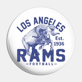 Retro Los Angeles Rams 1 by Buck Tee Pin