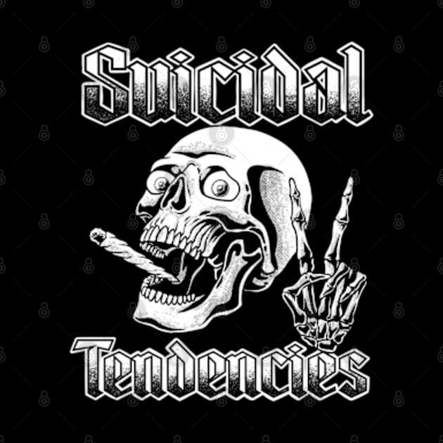 Suicidal Tendencies Punk Flyer Skull Design by BlockersPixel