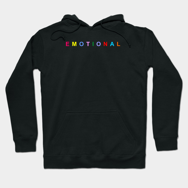 black emotional hoodie