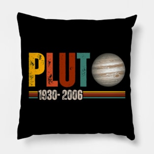 Retro Pluto 1930 - 2006 Pillow