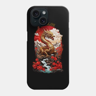 Golden Dragon Majesty Phone Case