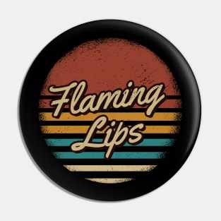 Flaming Lips Retro Style Pin