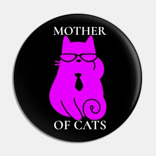 Cat Mom Pin