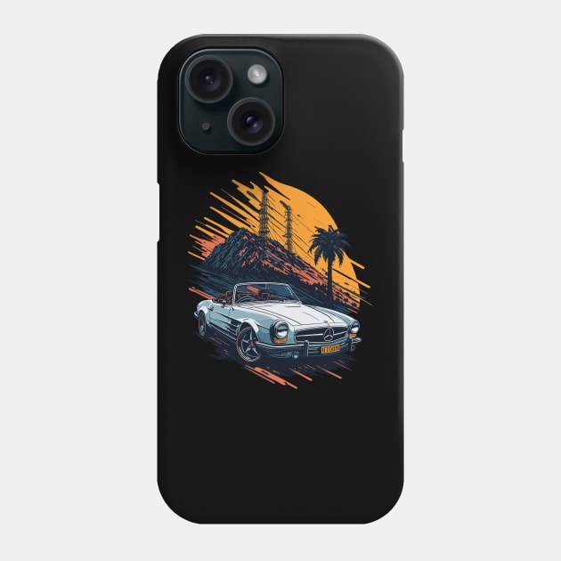 Old Mercedes Classic Car Phone Case by Cruise Dresses