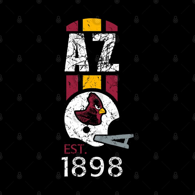 Arizona Classic Football 1898 Vintage Throwback by FFFM