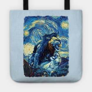 Mafia Lion Van Gogh Style Tote