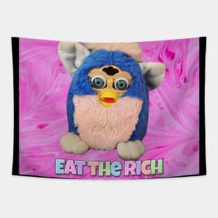 Eat the Rich Furby Tapestry