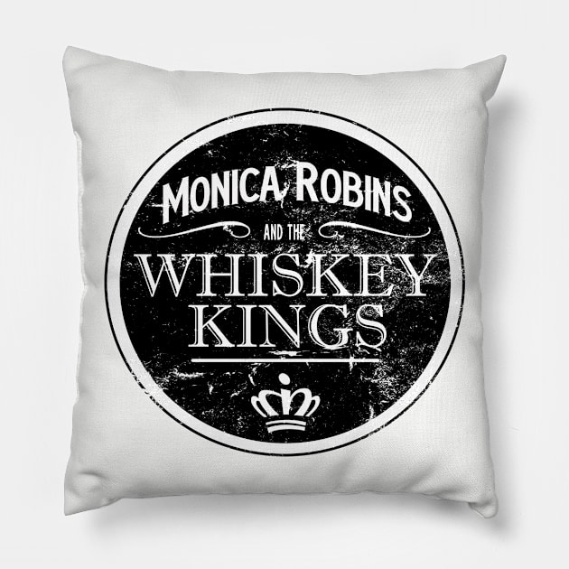 Whiskey Kings Distressed Logo Pillow by WhiskeyWear