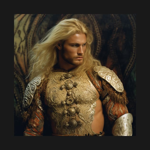 Handsome blonde knight by Love of animals