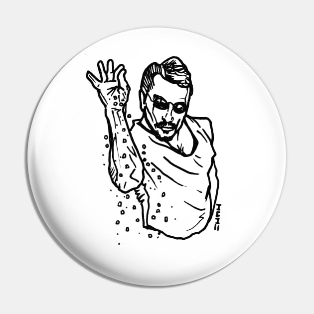 Saltbae / Salt Bae Meme Tee Pin by sketchnkustom