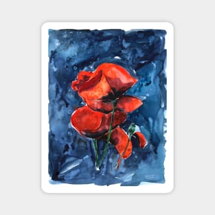 Poppies Magnet