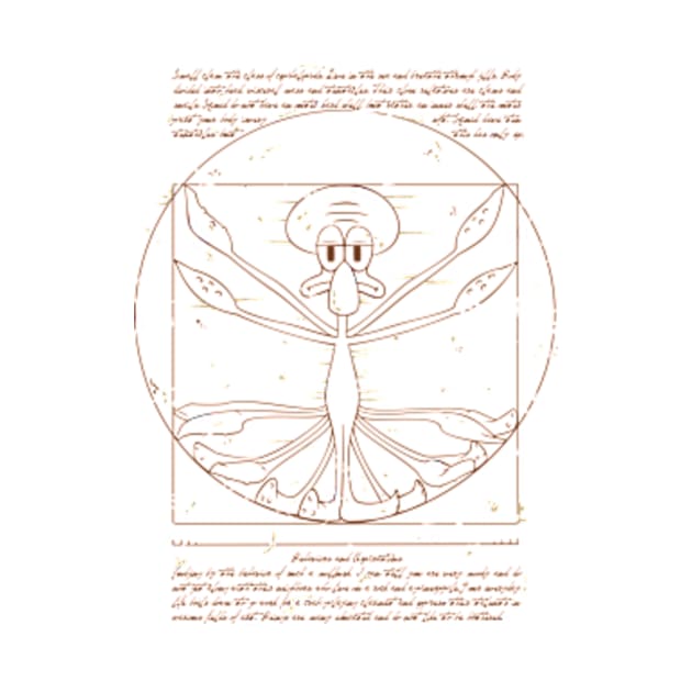 Vitruvian Squidward by UmbertoVicente