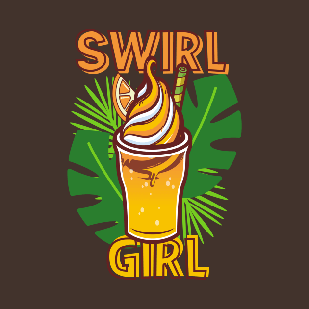 Swirl Girl by EnchantedTikiTees