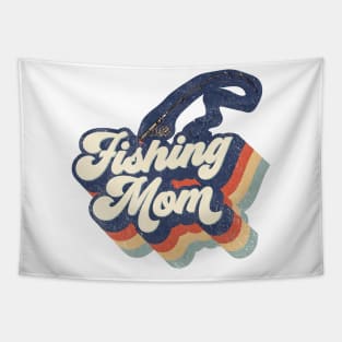 Retro Fishing Mom Mother's Day Tapestry