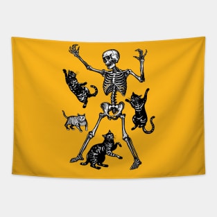 The Undead Dancing with Medieval Cats - Jitterbug Tapestry