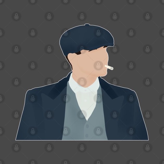 Tommy Shelby Peaky Minimal Tribute Design by DankFutura