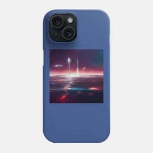 Interplanetary Spaceport Phone Case