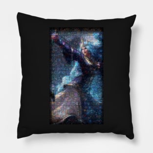 Ashe Mosaic Portrait 5 Pillow