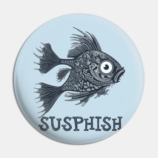 Susphish Funny Fish Pin