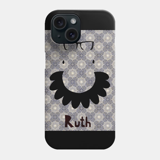 RUTH BADER GINSBURG  Collar art Phone Case by GalleryArtField