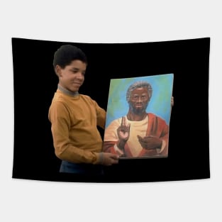 GOOD TIMES JESUS BLACK HISTORY Tapestry