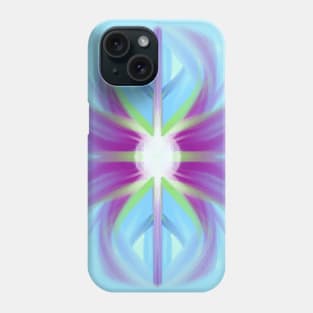 Paint abstract galaxy modern blue Phone Case