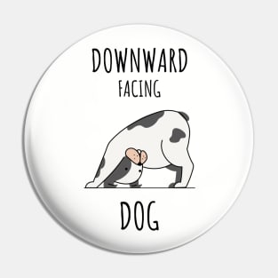 Downward facing Dod Yoga Pose Cute Pin