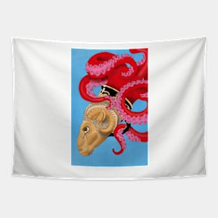 Octopus with Greek pottery Tapestry