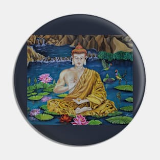 Buddha on the lake Pin