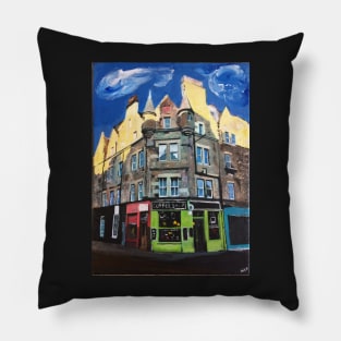 Edinburgh, Street Corner Pillow