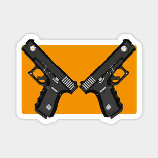 Two Guns Magnet