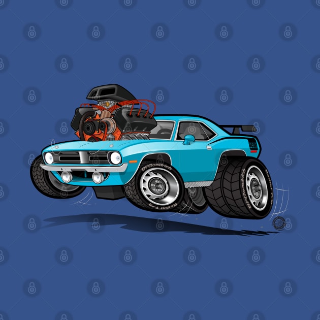 70 Hemi Cuda Engine by Goin Ape Studios