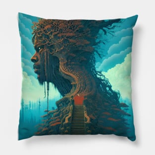 Sacred Stairway Pillow