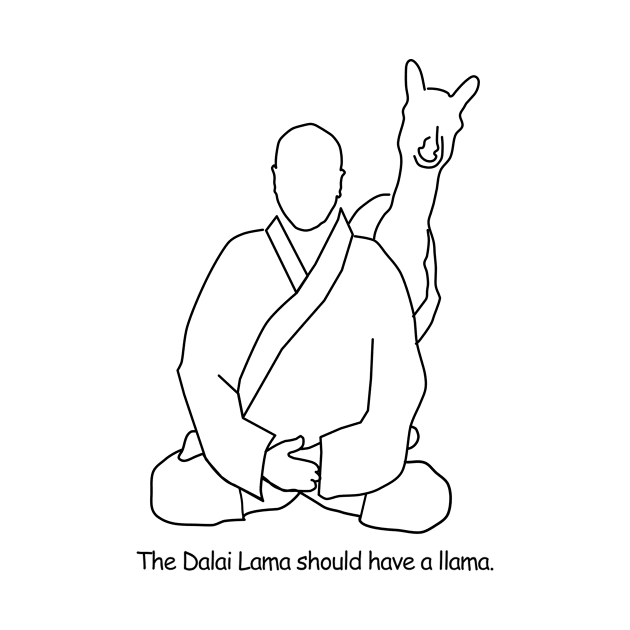 The Dalai Lama's llama. by Verl