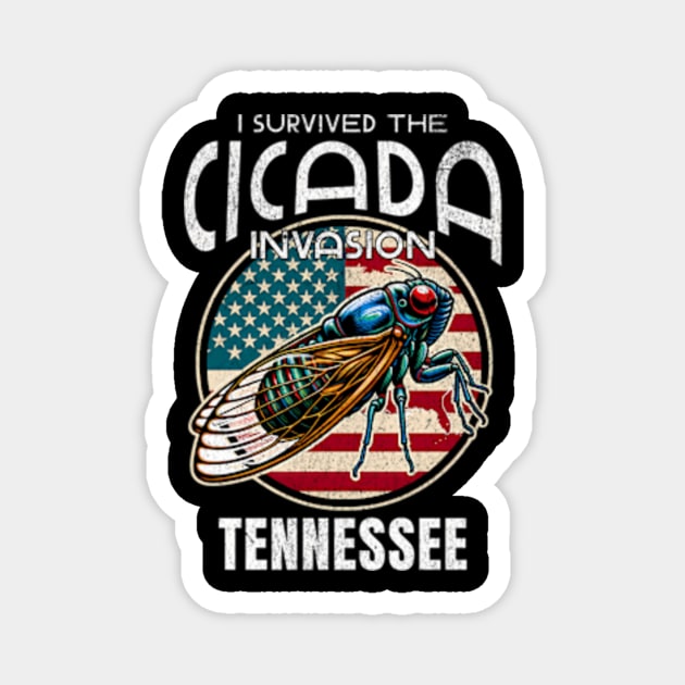I Survived The Cicada Invasion Tennessee Cicada 2024 Map Cicada
