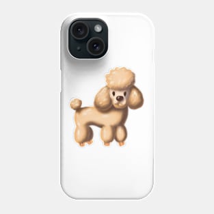 Cute Poodle Drawing Phone Case