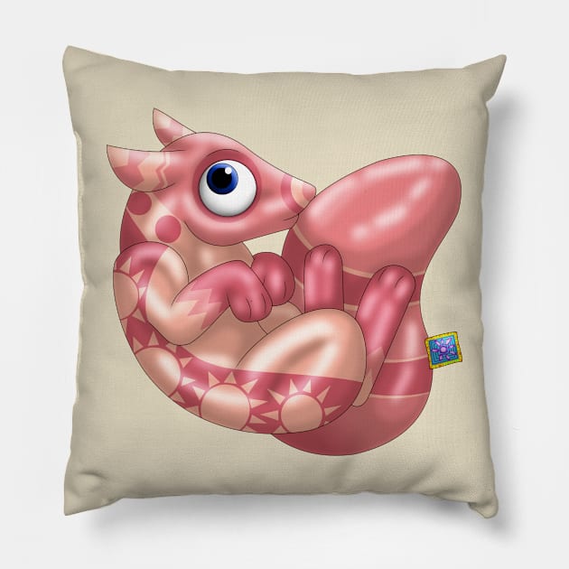 Squazzil: Pink Pillow by spyroid101