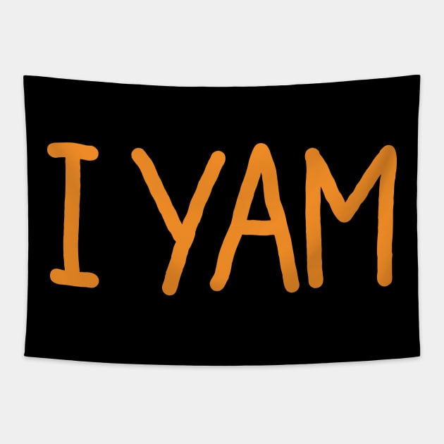 She's My Sweet Potato Yes I Yam Tapestry by DragonTees