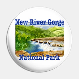 New River Gorge National Park, West Virginia Pin