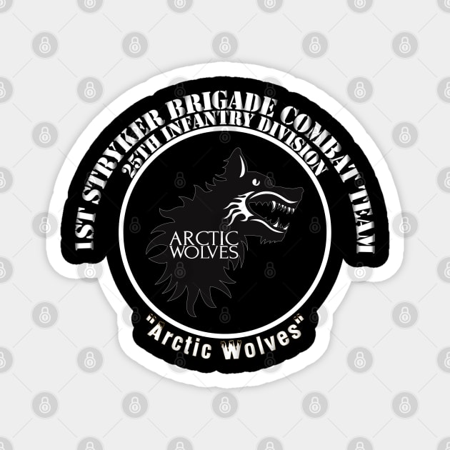 1st Stryker Bde - 25th ID - Arctic Wolves - White Magnet by twix123844