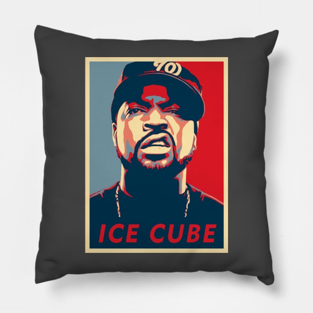 Meeh Ice Cube Pillow by Girladies Artshop