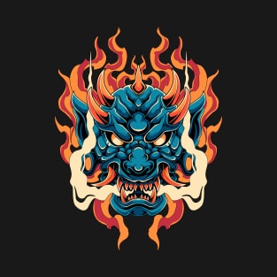 Japanese Demon Mask T-Shirt