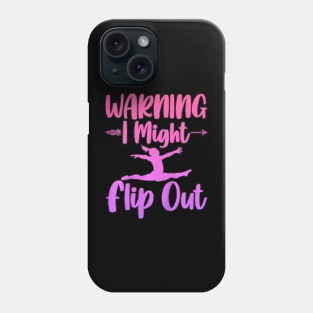 Warning Flip Out Phone Case